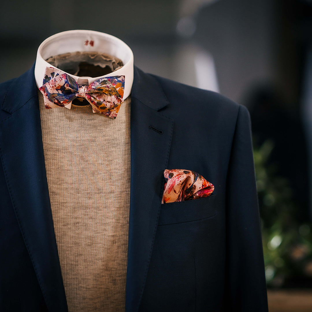 Gift Set | Silk Bow tie & Pocket Square | SL collection