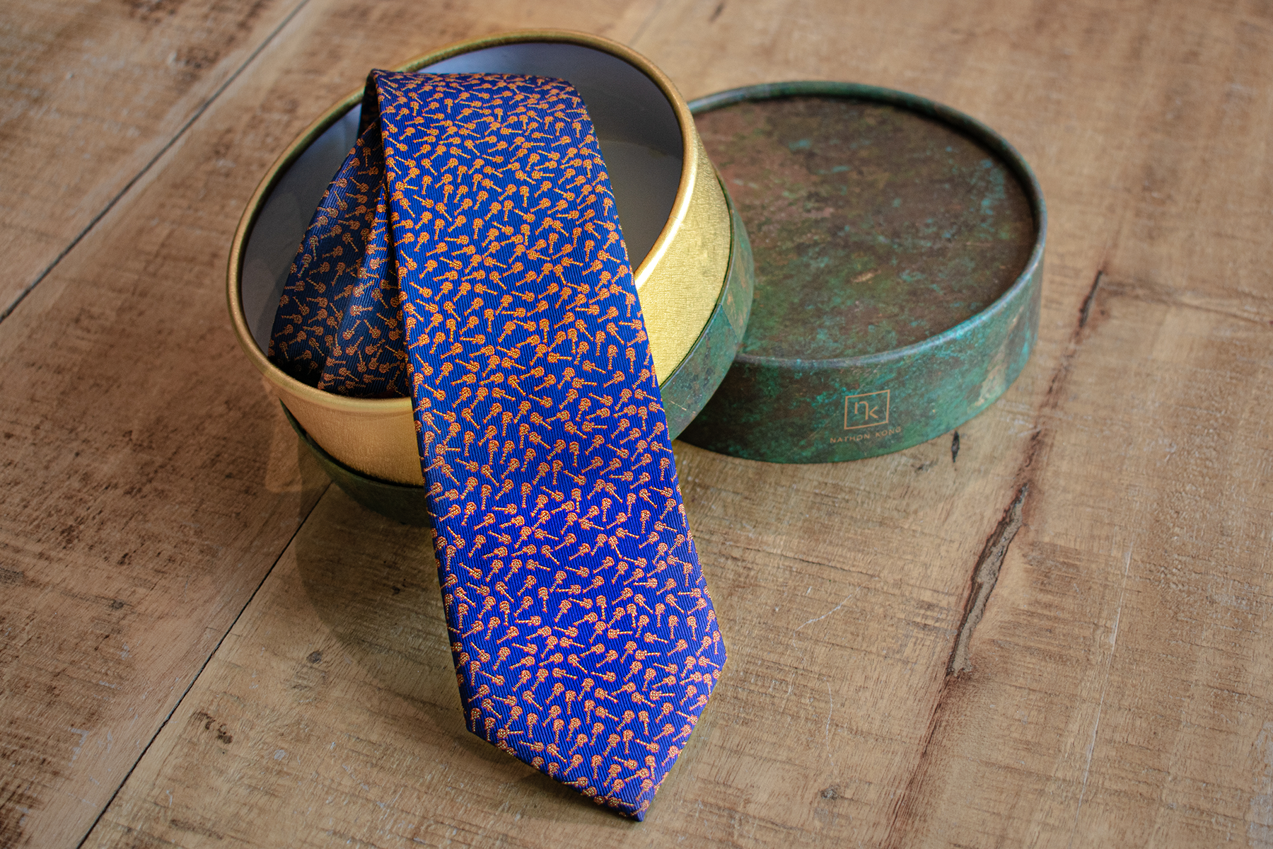 Art by FD | Silk Tie with gift box | Nathon Kong